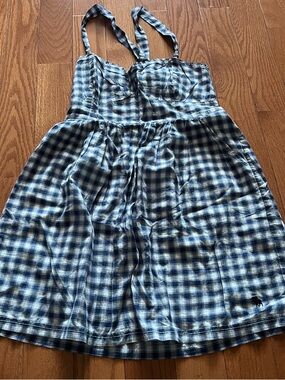 Vintage Women’s Abercrombie & Fitch gingham dress size Large L